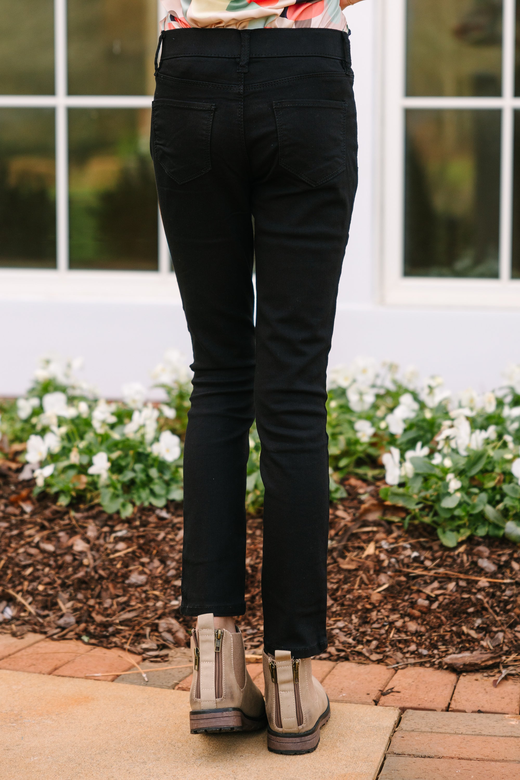 Girls' Go-For-It Black Skinny Jeans: Style Every Day!
