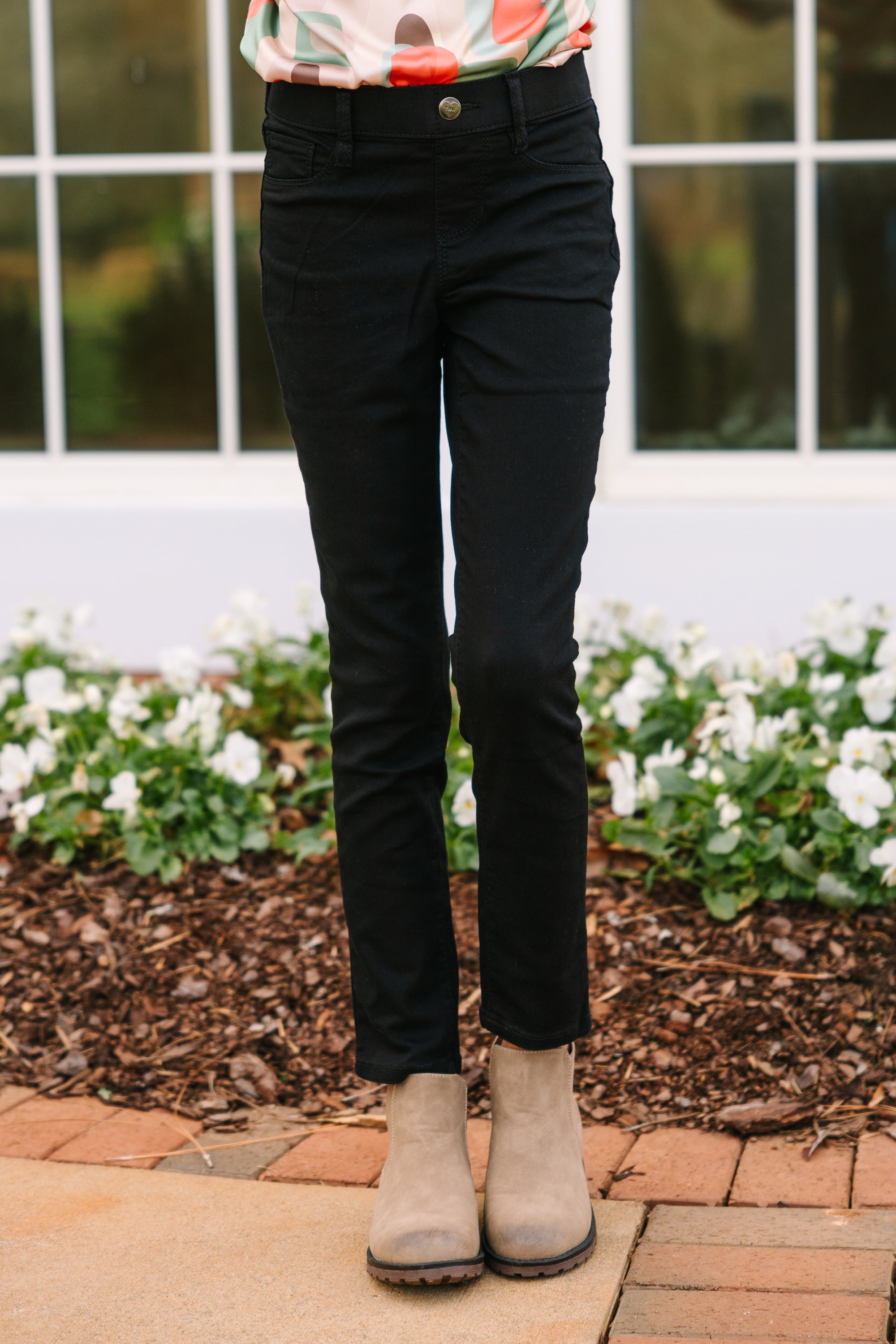 Girls' Go-For-It Black Skinny Jeans: Style Every Day!