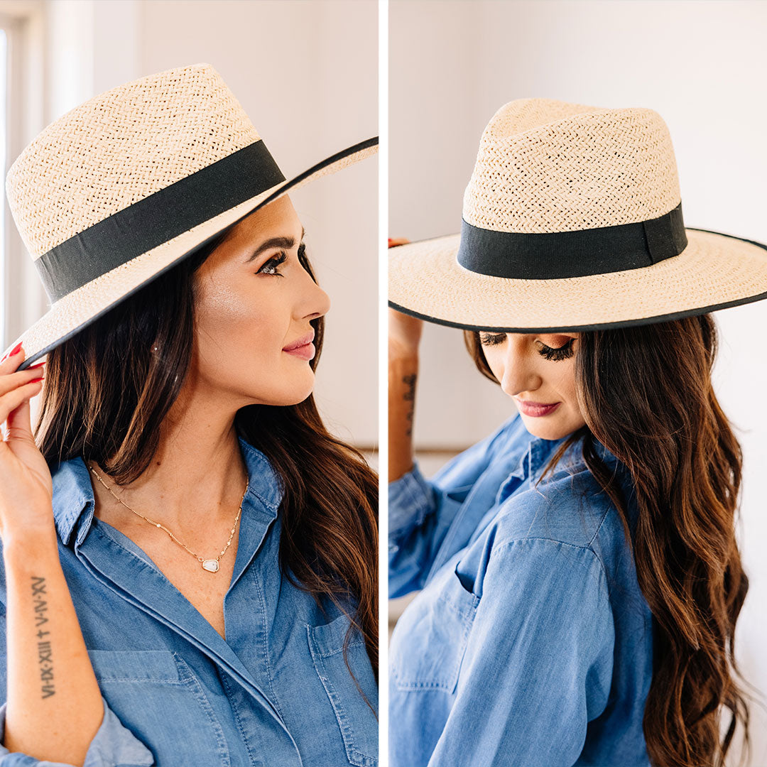 Sunseekers' Beige Brown Straw Hat