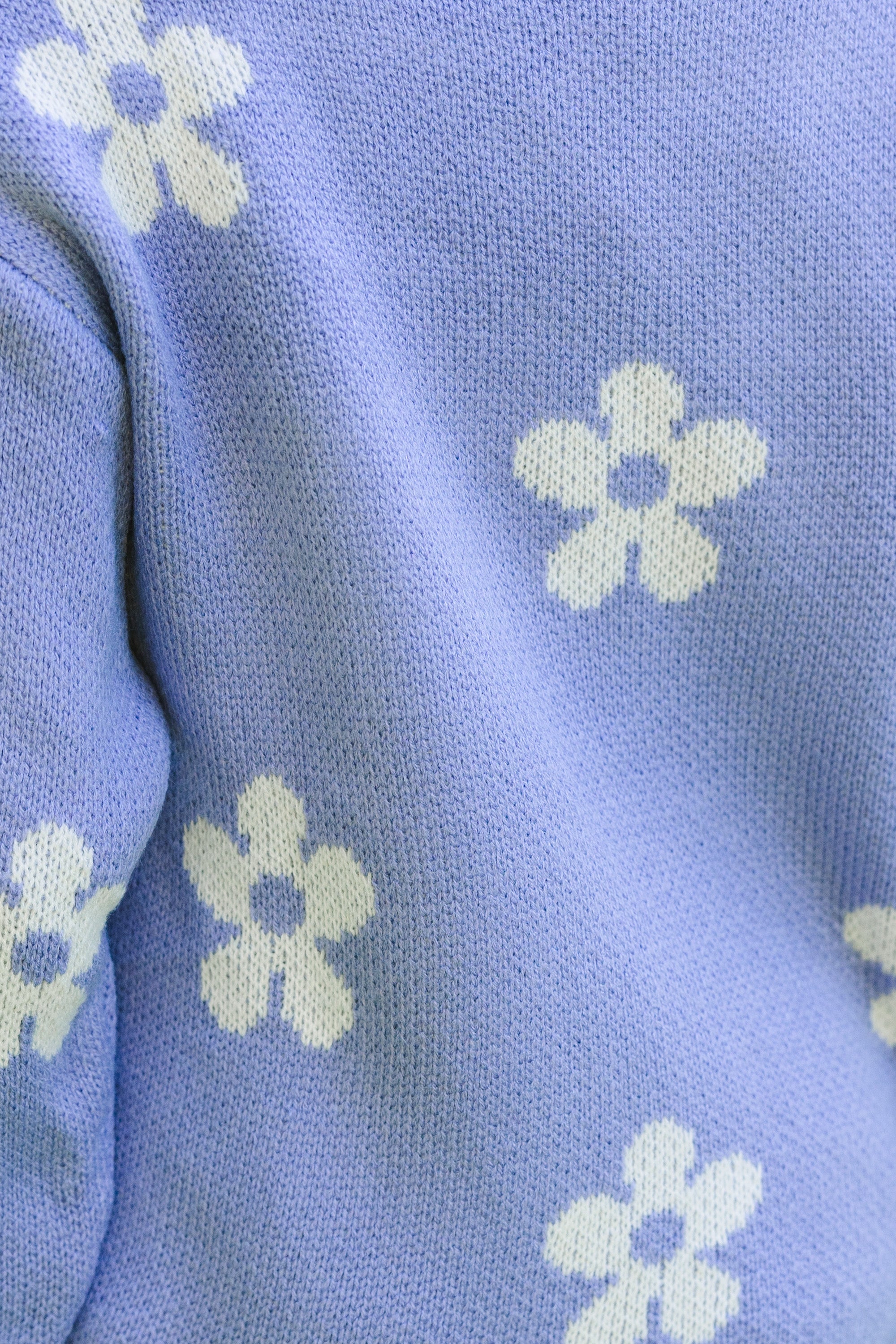 Girls' Must-Have Lavender Purple Floral Sweater: Go Where You Choose!