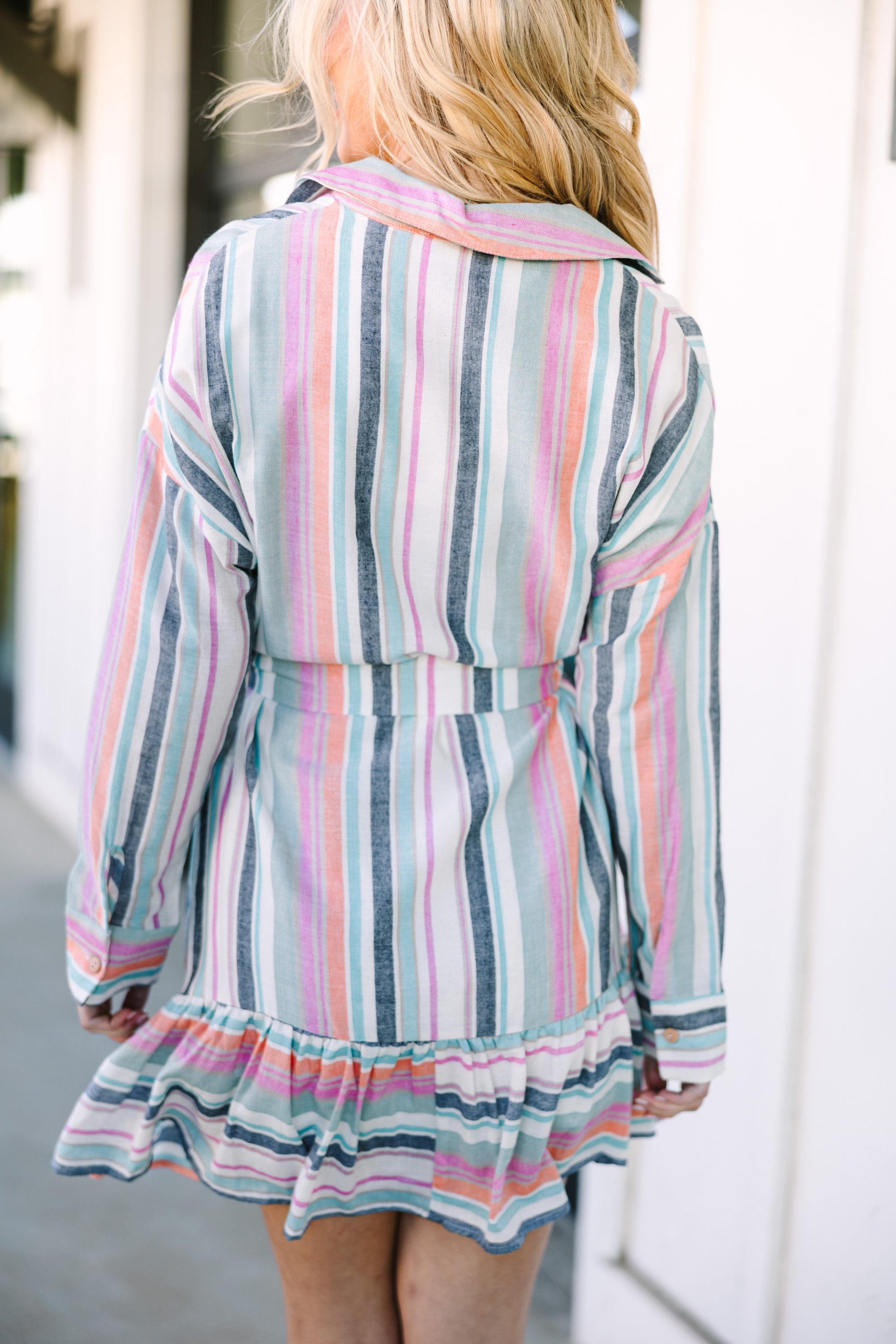 Stunning Pink Striped 'Best Of You' Dress