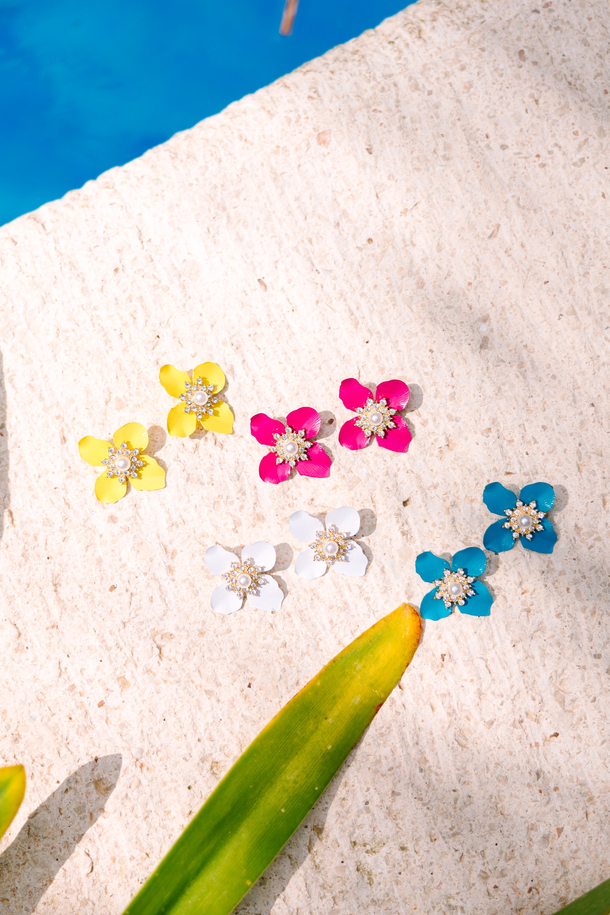 Stunning Turquoise Flower Earrings: Do Your Part in Style