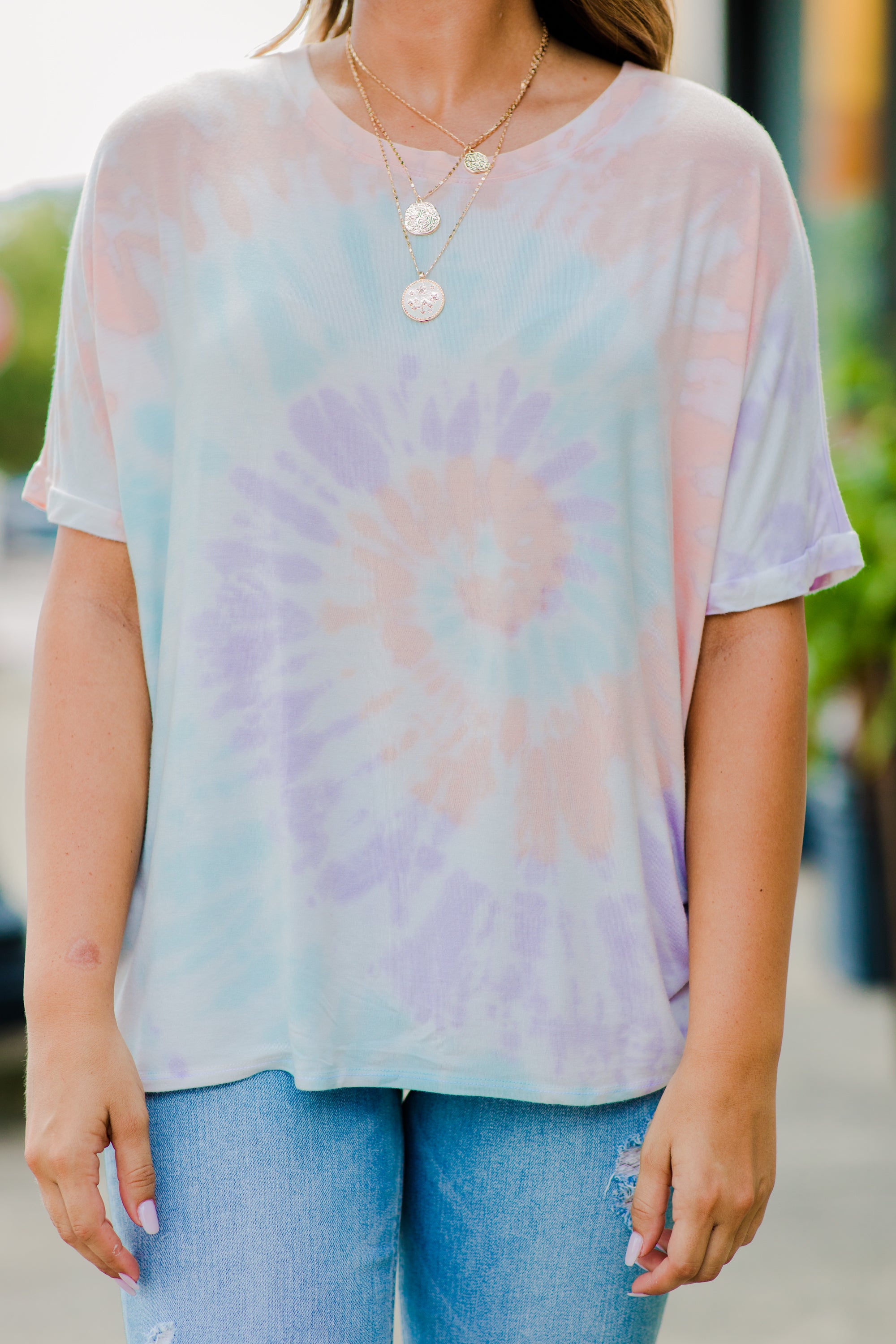 Gorgeous Feeling Fine Lavender Purple Tie Dye Top - Grab Yours Now!