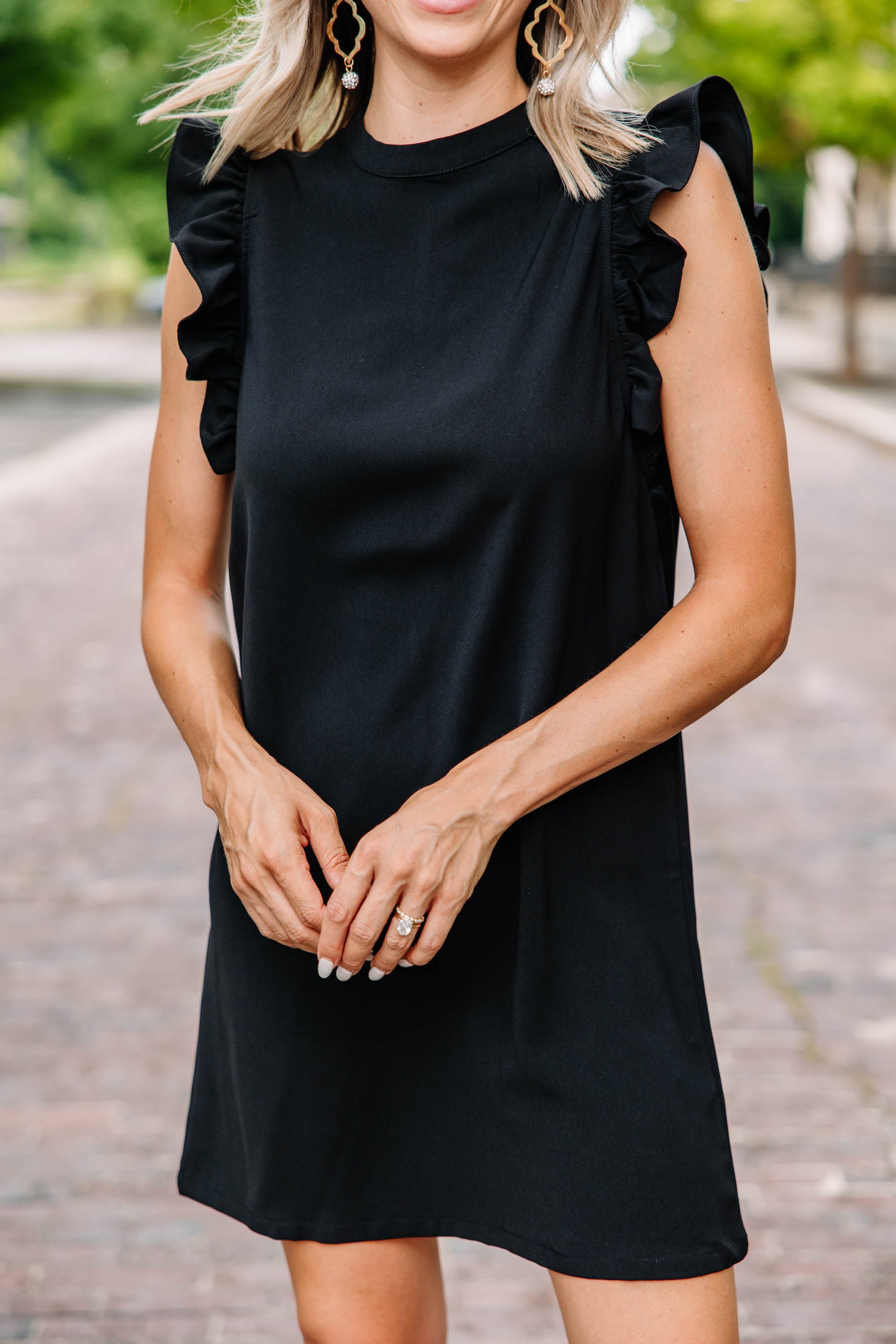 Stunning Believe In You Black Ruffled Dress for Unforgettable Occasions