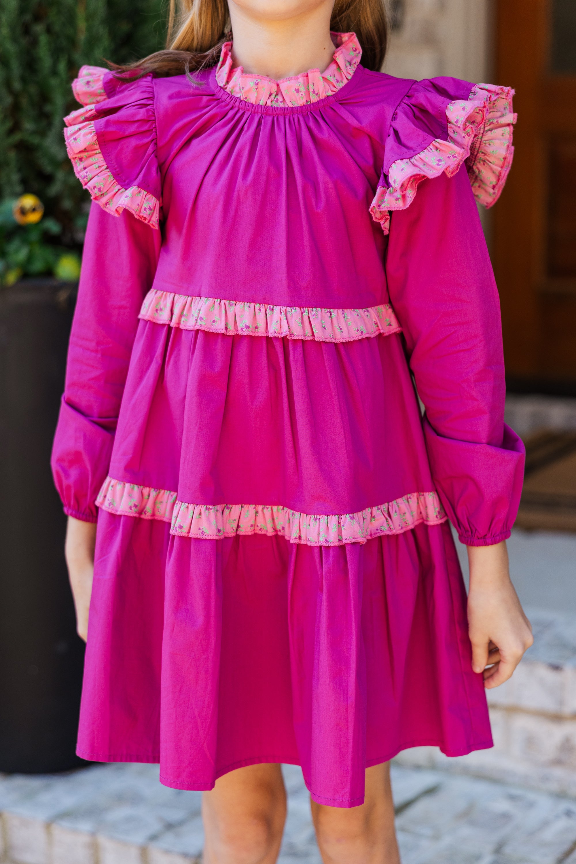Nora's Magenta Purple Babydoll Dress - A Must - Have for Girls!