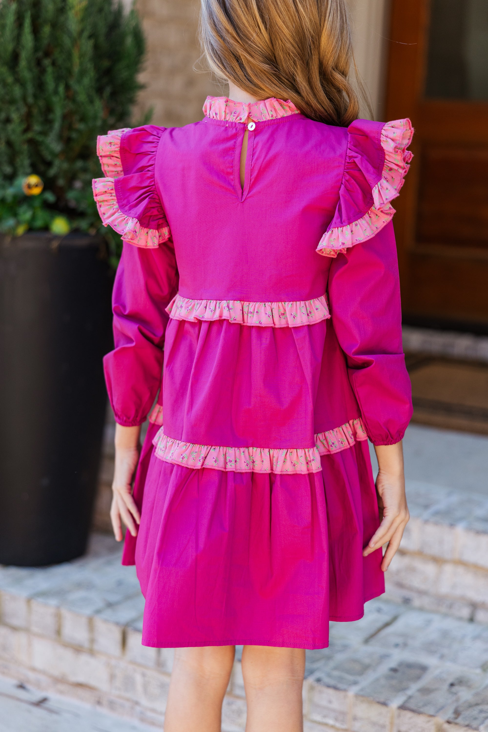 Nora's Magenta Purple Babydoll Dress - A Must - Have for Girls!