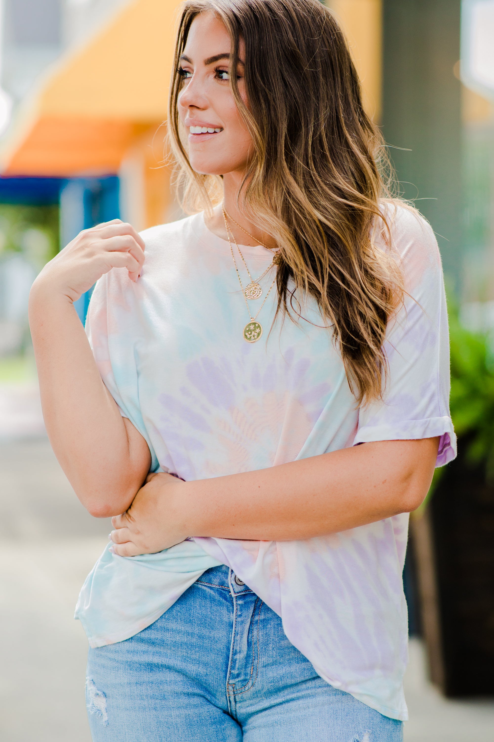 Gorgeous Feeling Fine Lavender Purple Tie Dye Top - Grab Yours Now!