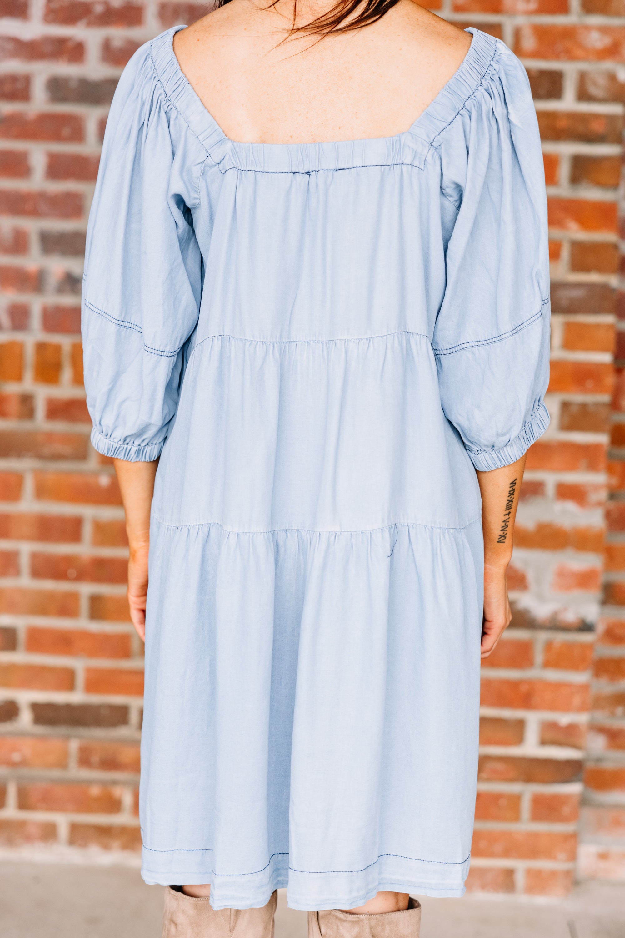 Adorable Light Blue Babydoll Dress - A Must-Have!