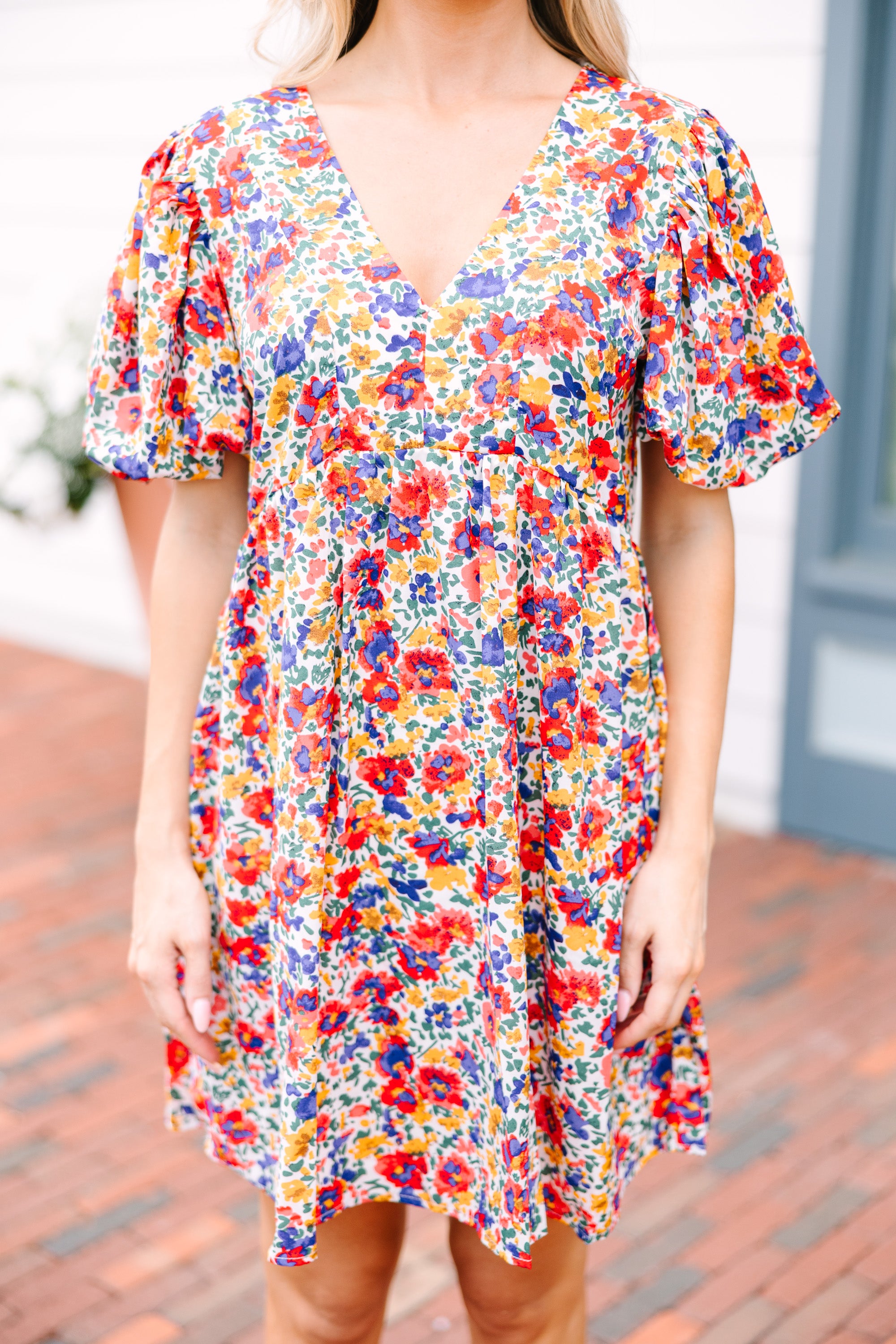 Unleash Your True Self with the White Floral Babydoll Dress