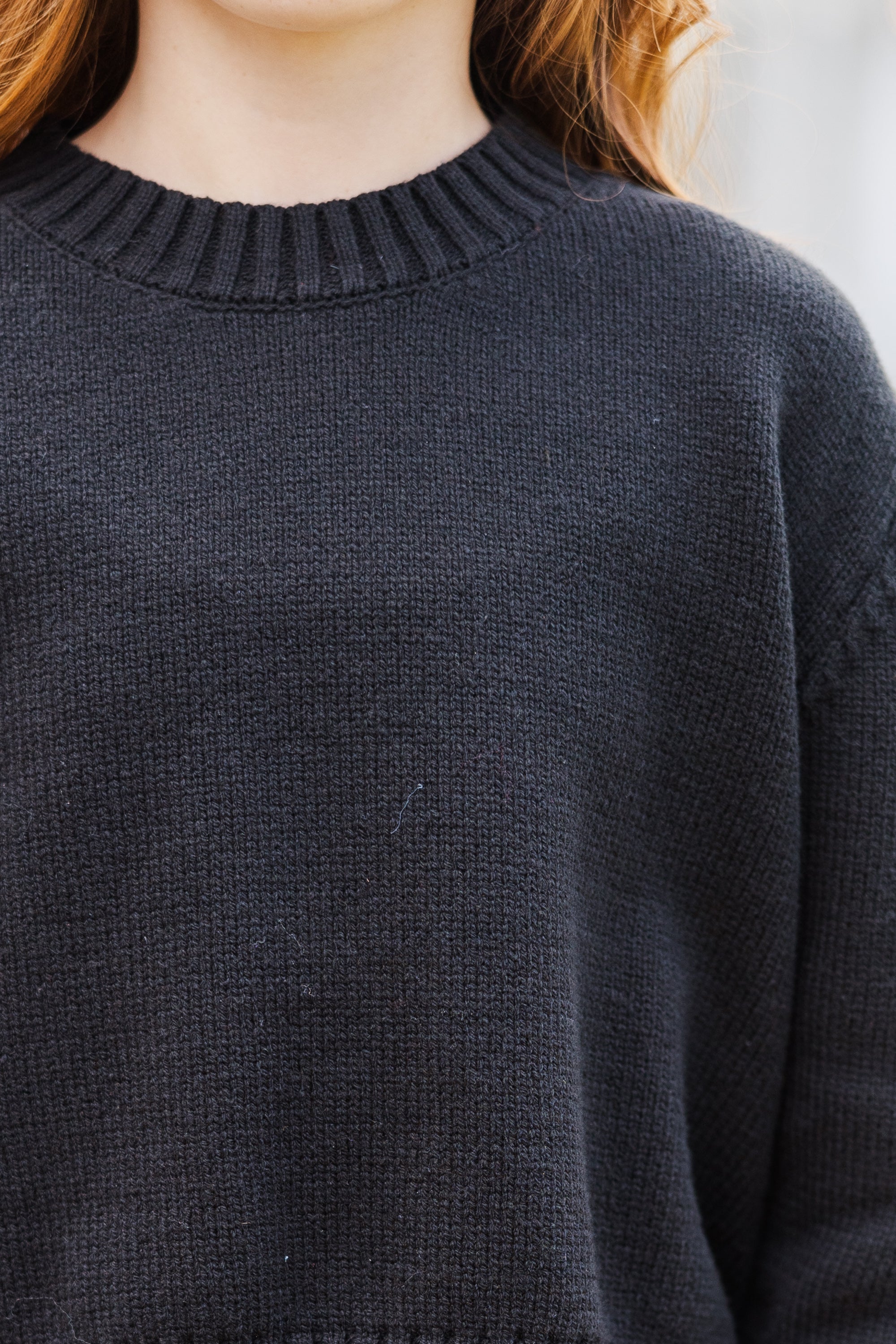 Lucy's Enchanting Black Sweater for Girls