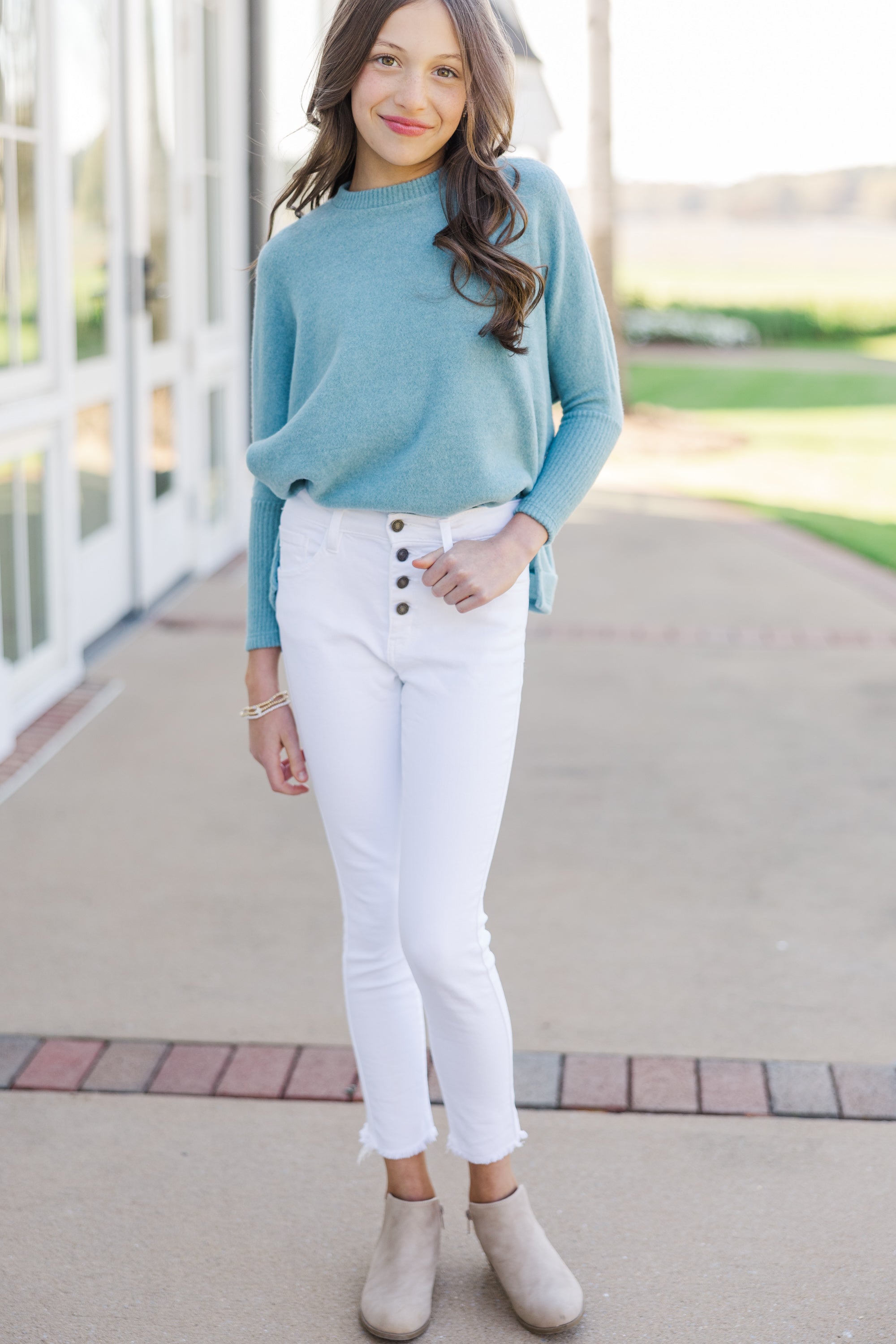 Girls' Always-Fun Blue Tunic: A Must-Have!