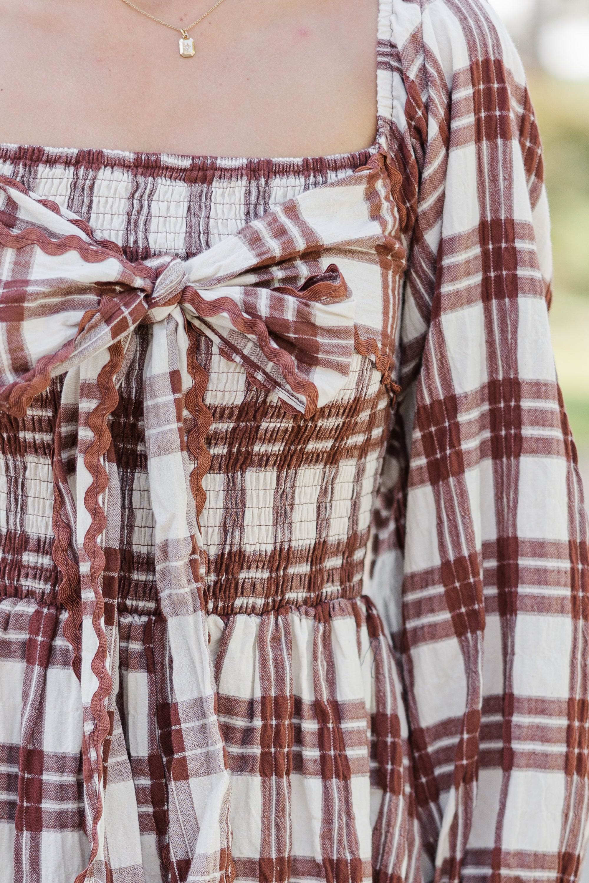 Fall-Favorite Brown Plaid Dress - A Must-Have for Your Autumn Wardrobe