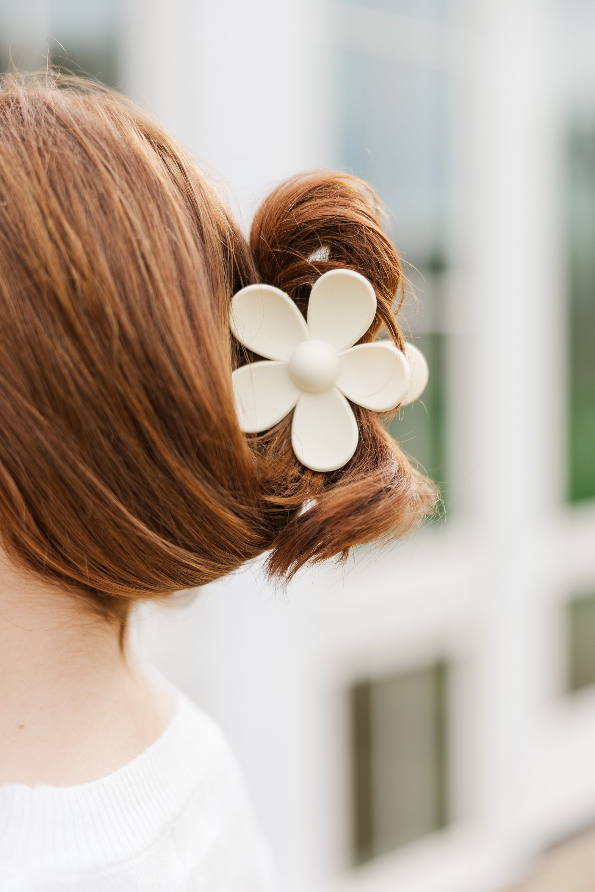 Girls' Bethany Cream Flower Hair Clip - Irresistibly Cute!