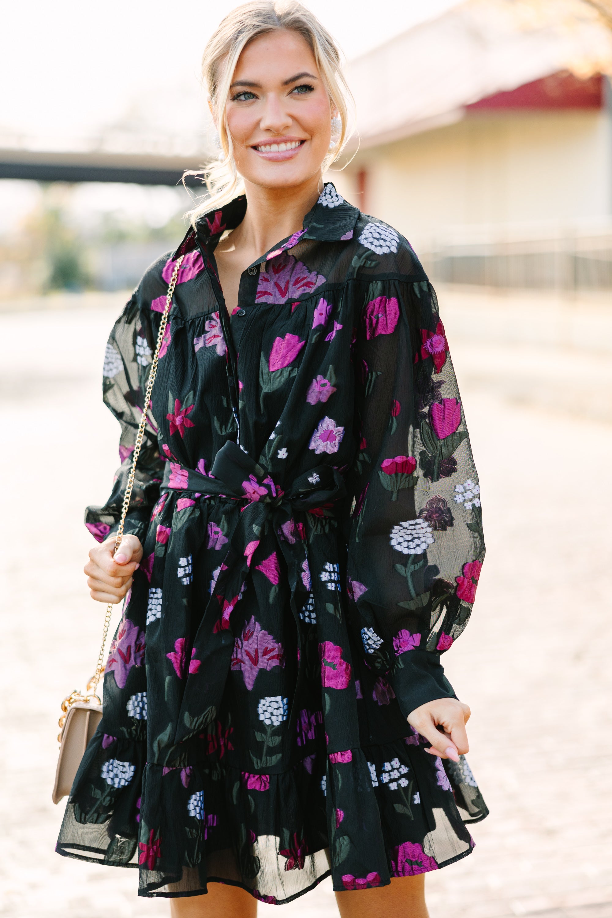 Fate: Enchanting Black Floral Dress for Your World