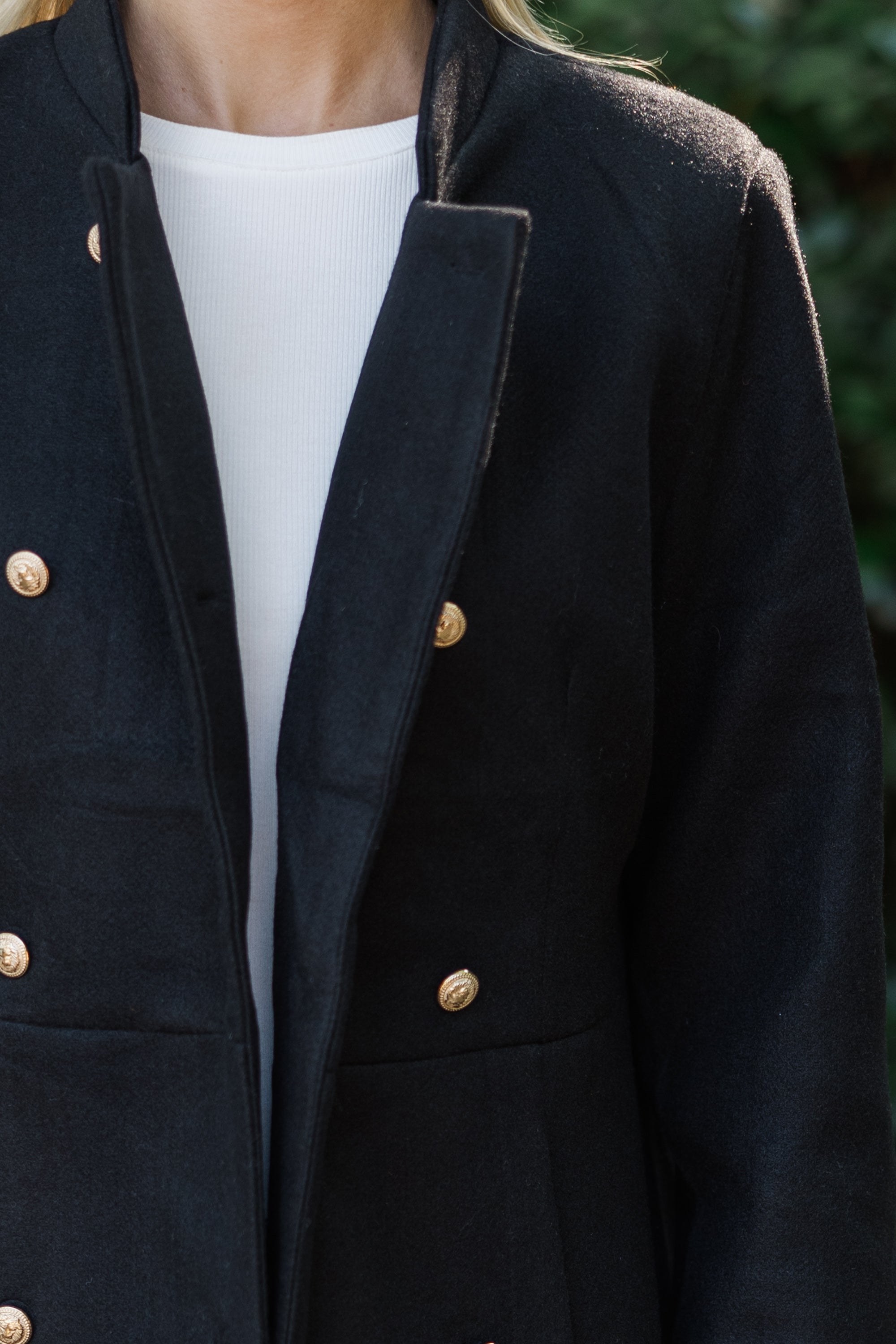 Gorgeous City Streets Black Coat for Fall and Winter