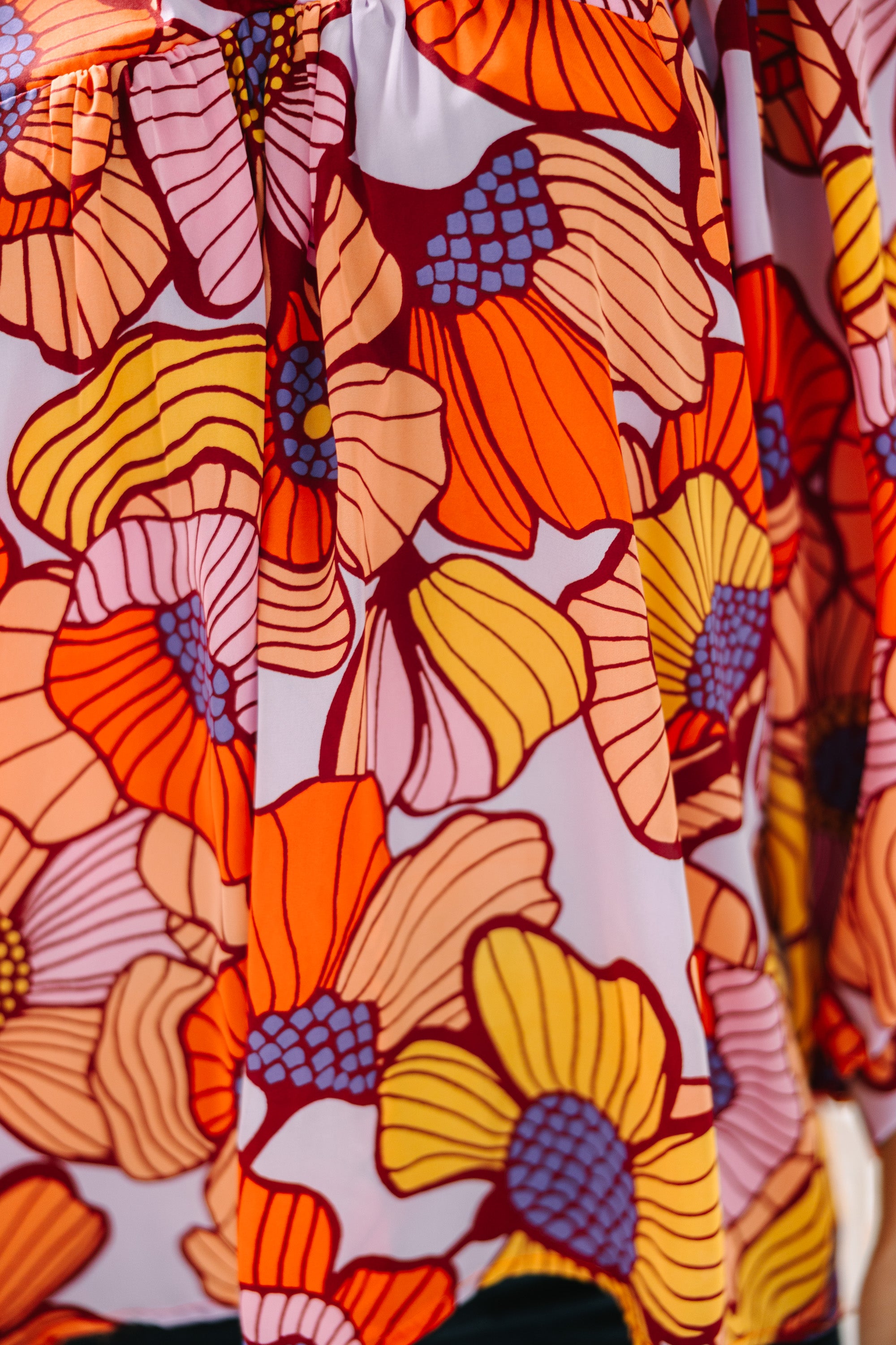 Stunning Better Be Bold Purple Floral Blouse - Make a Statement!