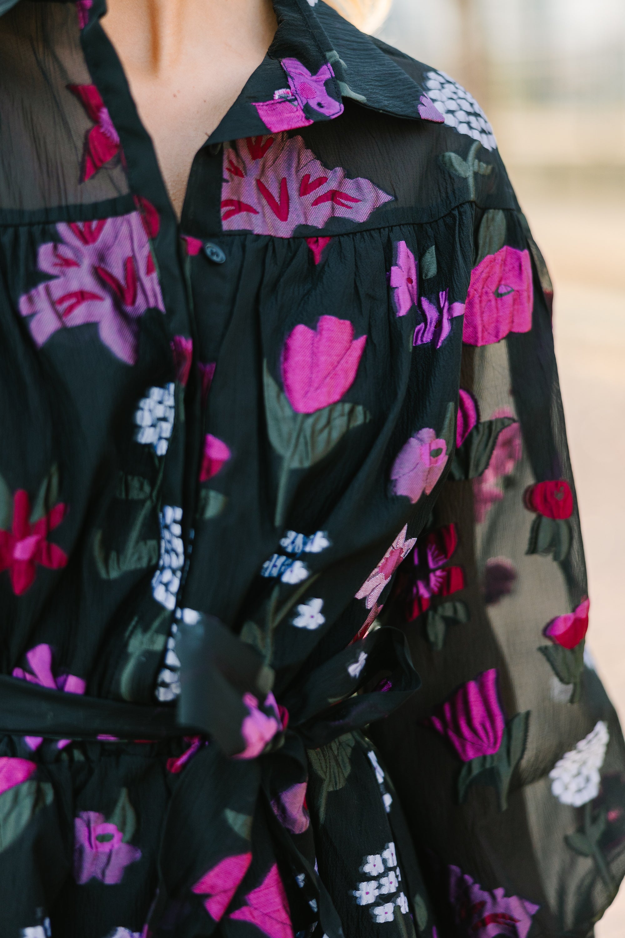 Fate: Enchanting Black Floral Dress for Your World
